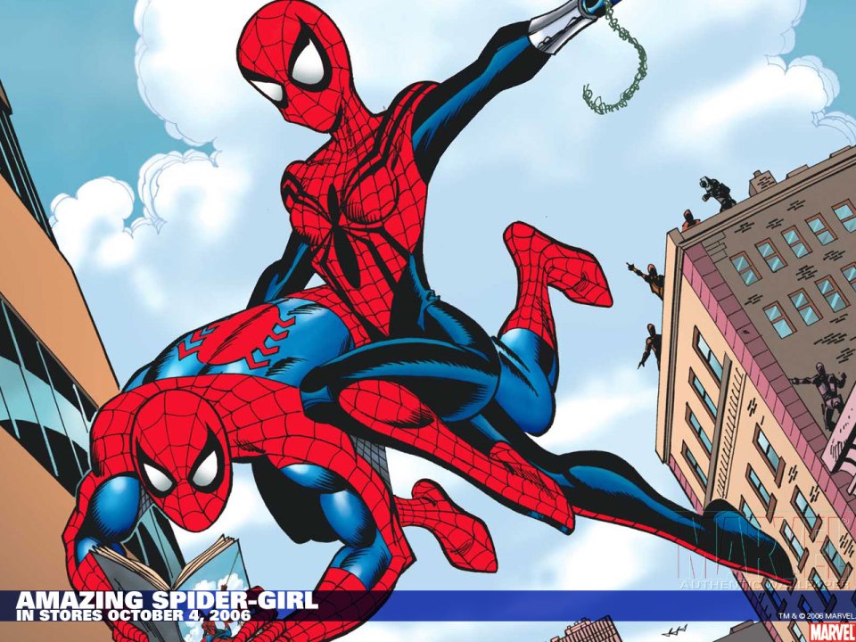 Spider Man Spider Girl City Battle