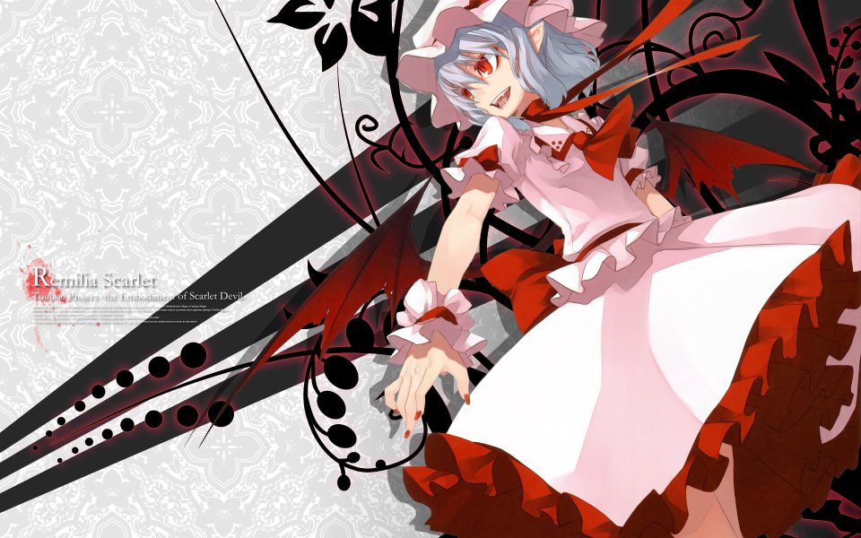 Touhou Remilia Scarlet Wallpaper