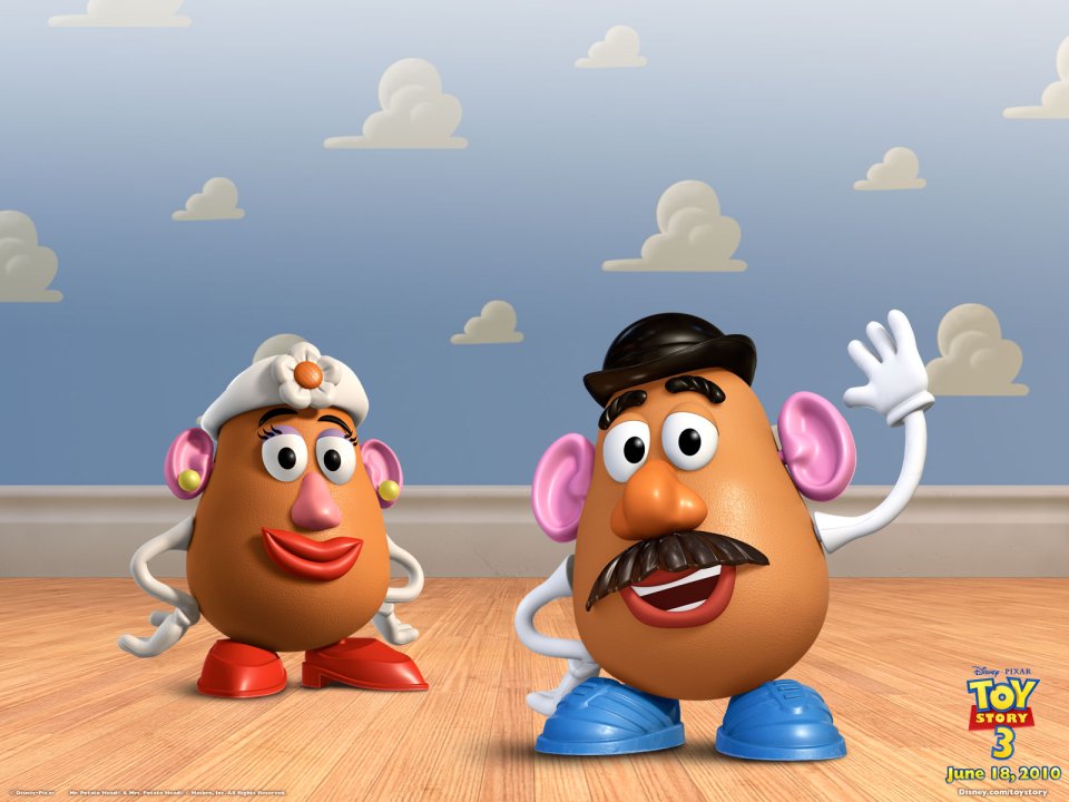 Toy Story 3 Mr And Mrs Potato Head Wallpaper
