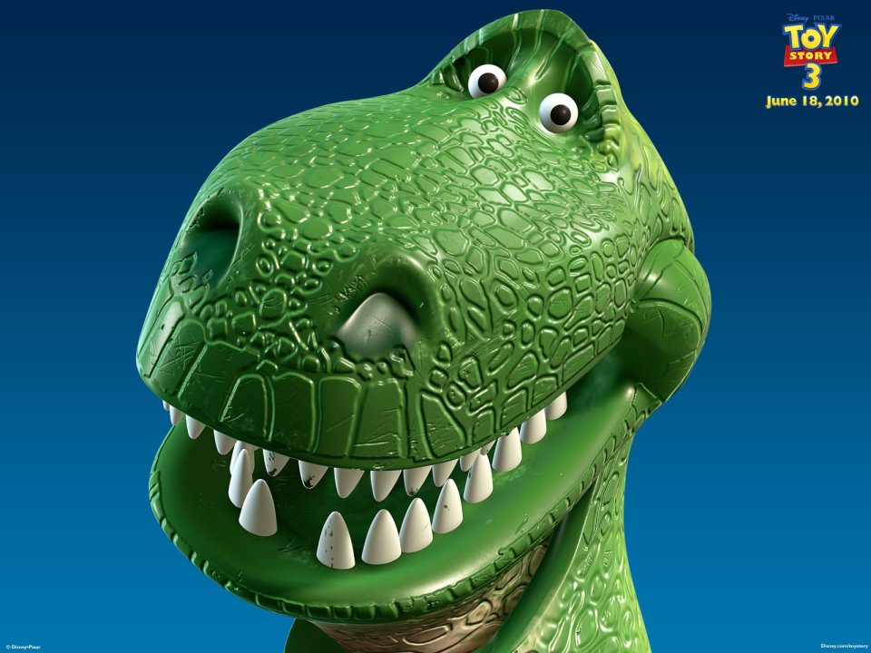 Toy Story 3 Rex Character Poster