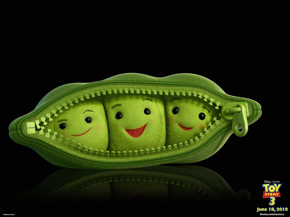Toy Story 3 Peas In A Pod Character Poster