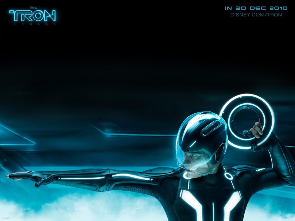 TRON： Legacy 赛博朋克风格数字世界壁纸