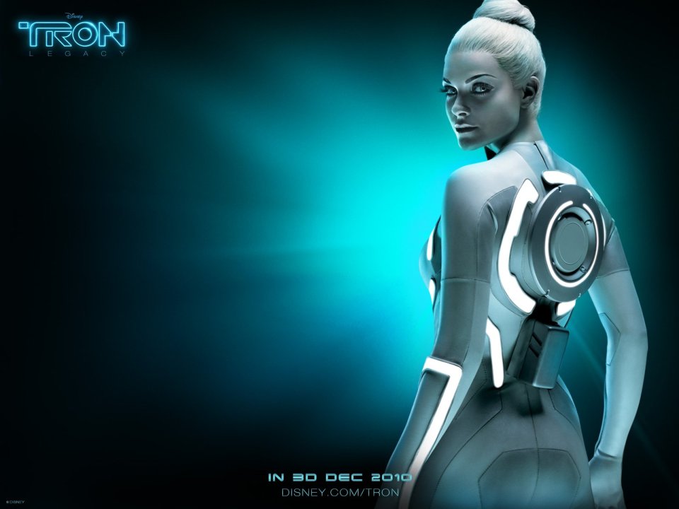 Tron Legacy Female Character Cyberpunk