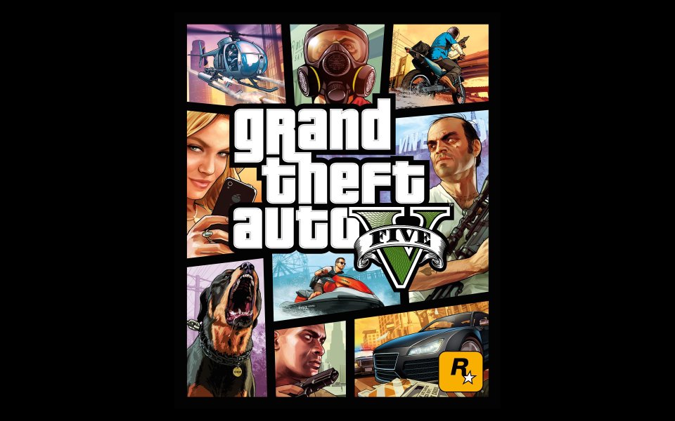 Grand Theft Auto V Game Cover Art