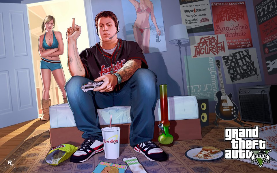 Grand Theft Auto V Jimmy Room Wallpaper
