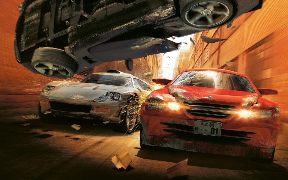 Japanese Street Racing Crash Wallpaper
