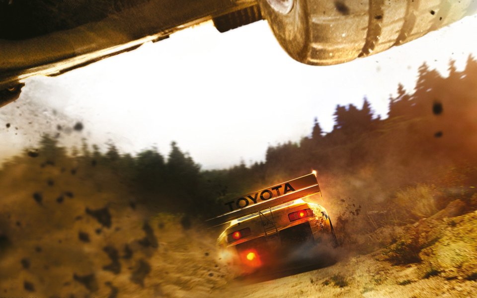 Toyota Rally Car Dirt Race Forest