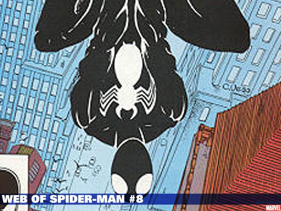 Marvel Spider Man Issue 8 Cover Black White City Night