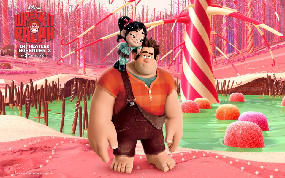 Disney Wreck It Ralph Candyland Wallpaper