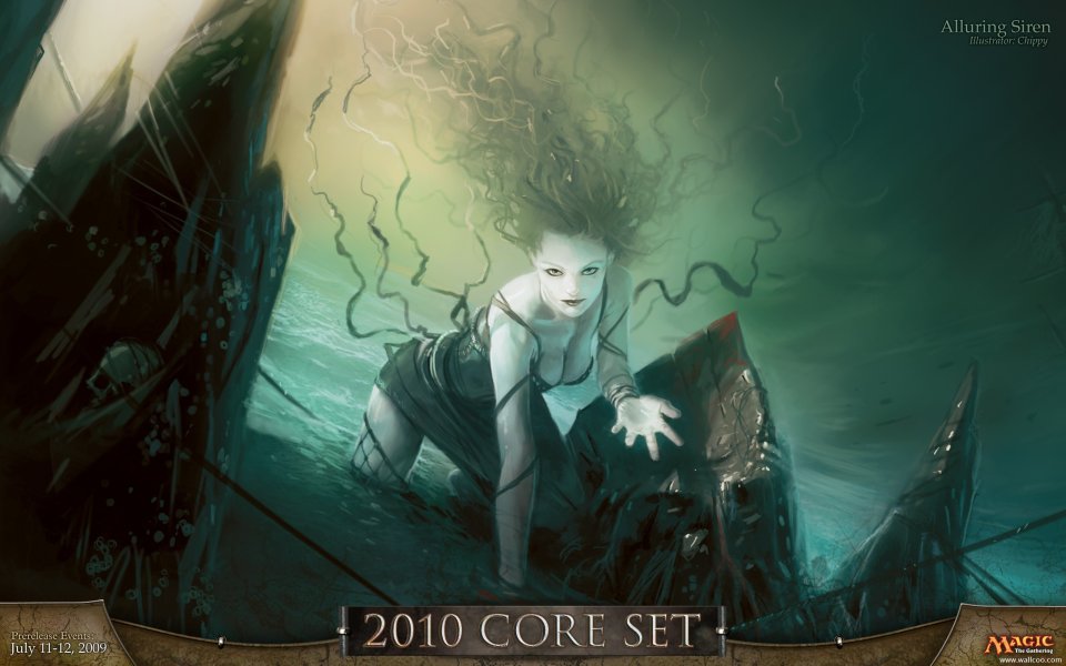 Magic The Gathering 2010 Core Set Mermaid Wallpaper