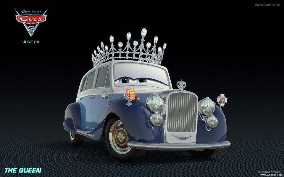 皮克斯《赛车总动员2》中的女王角色