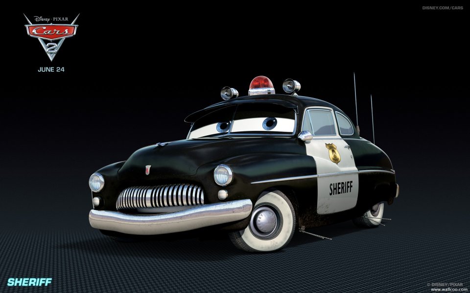 Cars 2 Sheriff Police Car