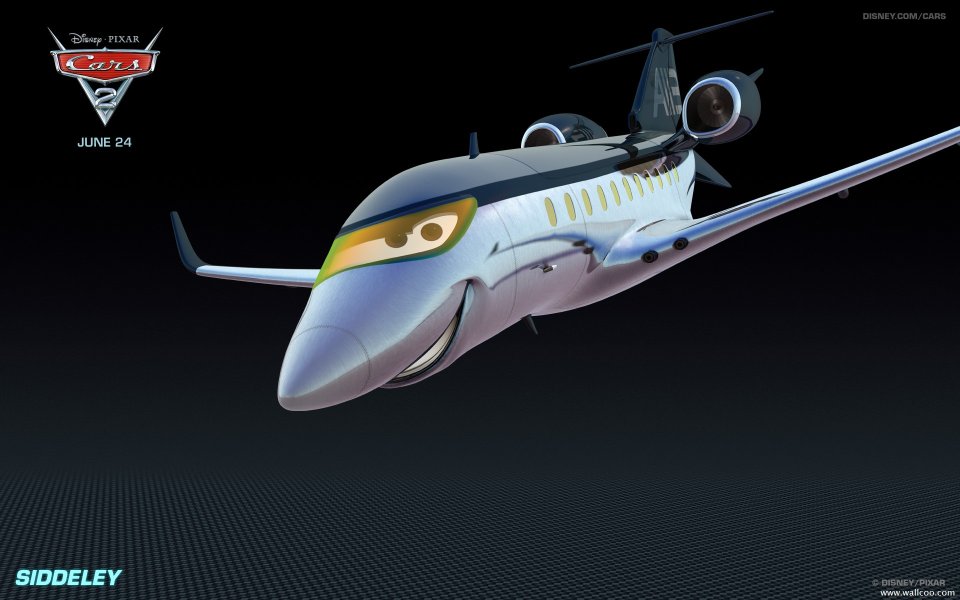 Siddeley Airplane Cars 2 Disney Pixar
