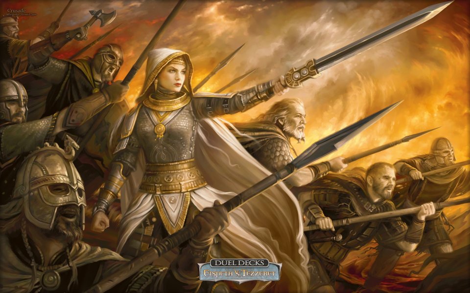 Crusade Warriors Charge Flame