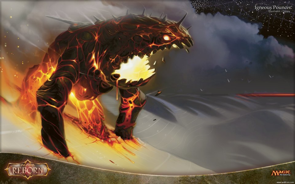 Magic The Gathering Igneous Pouncer