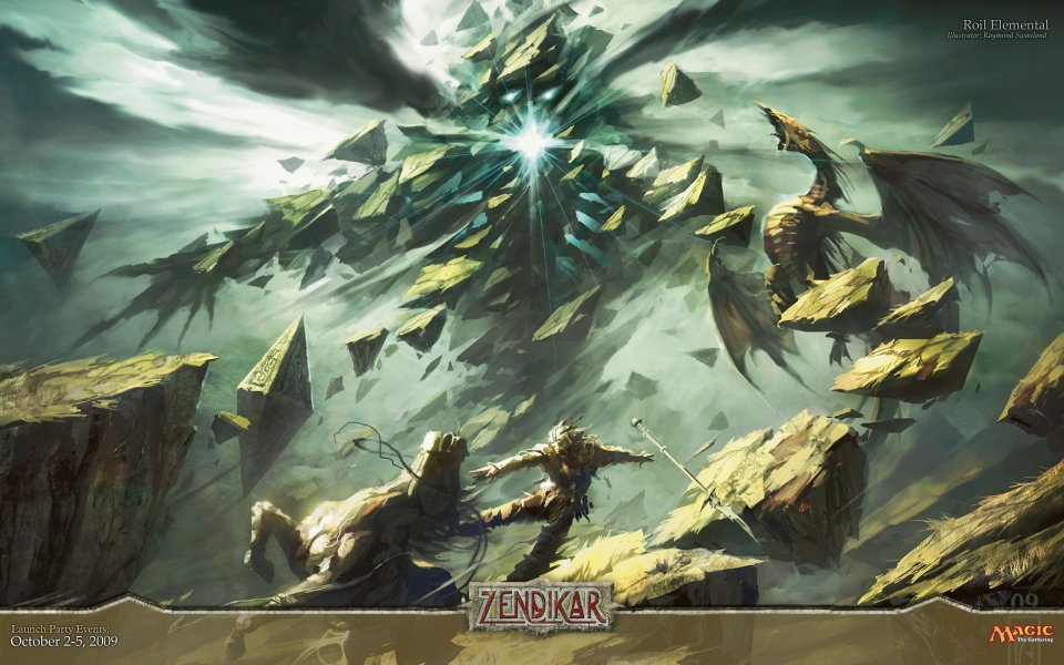 Magic The Gathering Zendikar Elemental Battle