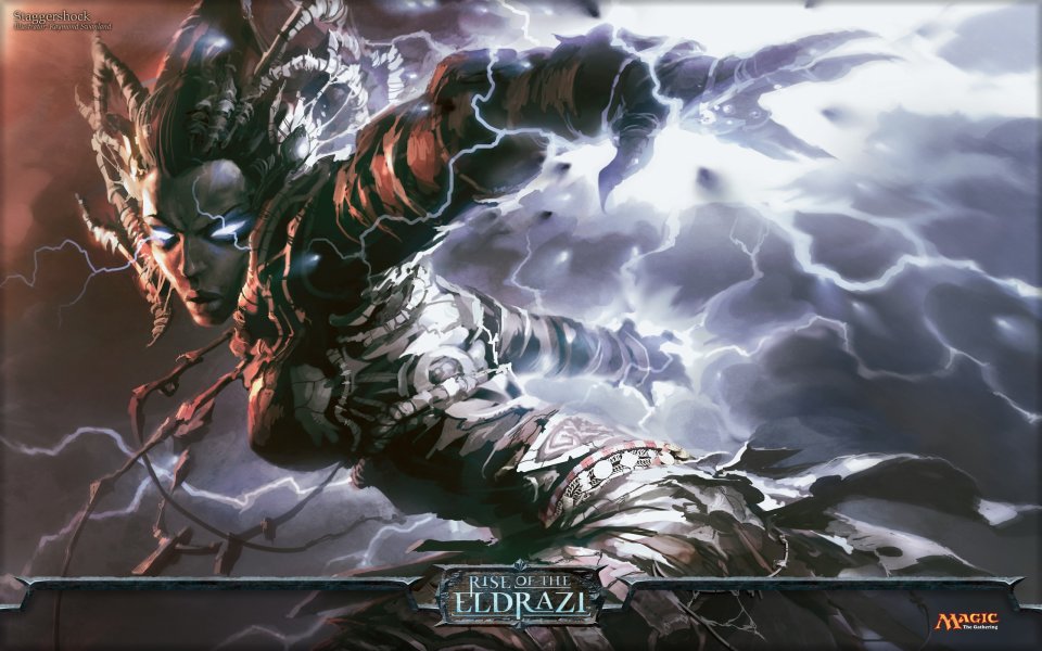 Magic The Gathering Eldrazi Witch Lightning Wallpaper