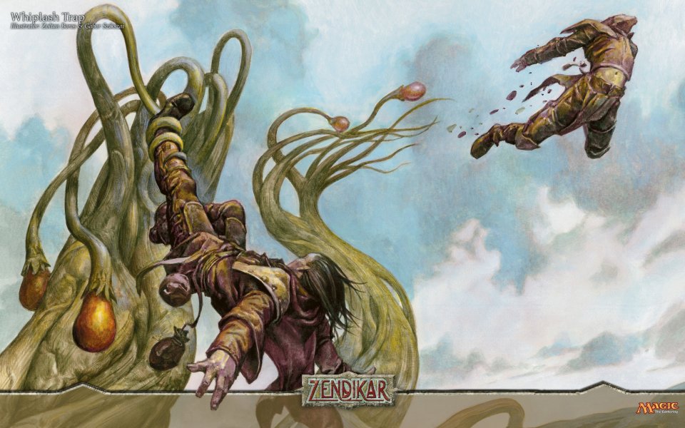 Whiplash Trap Zendikar Magic