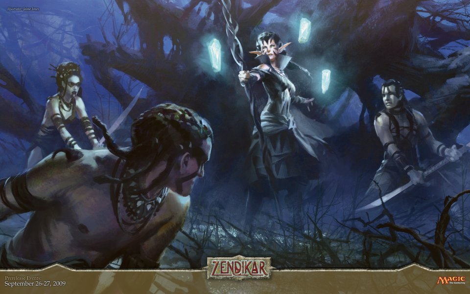 Magic The Gathering Zendikar Elf Battle