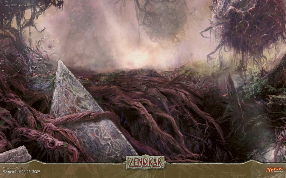 Magic The Gathering Zendikar Swamp Ruins