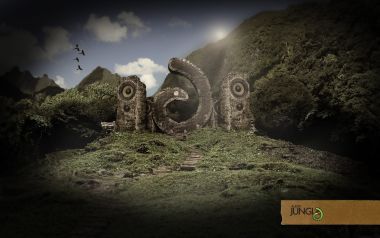 Audio Jungle 遗迹废墟与热带雨林景观