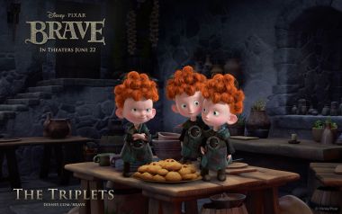 Brave Triplets Disney Pixar Wallpaper
