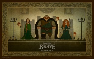 Disney Pixar Brave Movie Poster Wallpaper