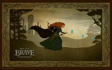 Disney Pixar Brave Movie Poster Wallpaper