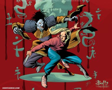 《吸血鬼猎人巴菲》战斗场景壁纸