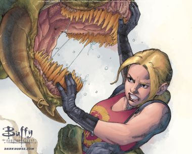 Buffy The Vampire Slayer Battle Wallpaper