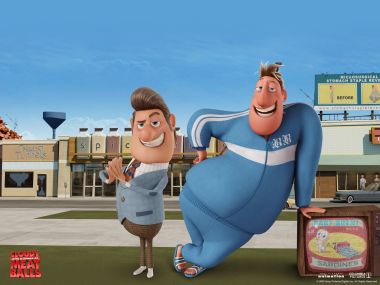Cloudy With A Chance Of Meatballs City Scene