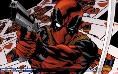 Marvel Deadpool Gun Comic Art Wallpaper