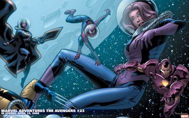 Marvel Avengers Space Battle Wallpaper