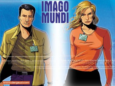 Imago Mundi Sci Fi Detective Duo Wallpaper