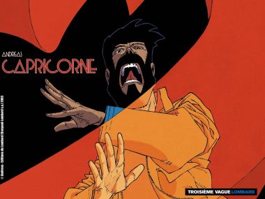 Belgian Euro Comic Character Andreas Capricorne Screaming Wallpaper
