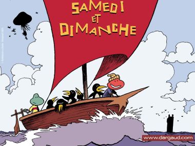 Belgian Comic Samedi Et Dimanche Penguin Sailing Adventure
