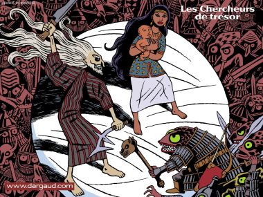 Les Chercheurs De Tresor Skeleton Warrior Vs Fish Creature