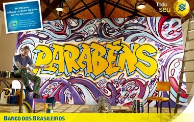 Banco Do Brasil 200th Anniversary Graffiti
