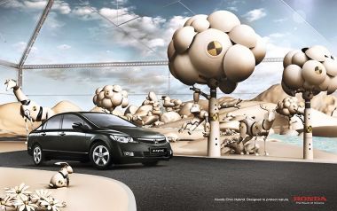 Honda Civic Hybrid Future Nature Ad