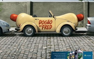 Brazil Petrobras Ad Fred S Hot Dog Car