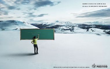 Positivo Education Snowy Mountain Blackboard