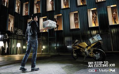 Italian Meltingpot Pizza Delivery Ad