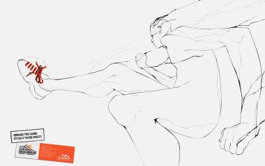 Nike Creative Ad Red Laces Runner