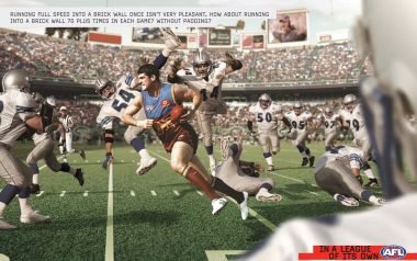 AFL Football Match Scene