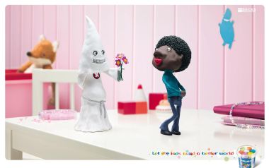 Becks Clay Figurine Ad Let Kids Build Better World
