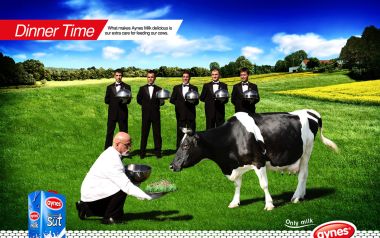 Aynes Milk Ad Dinner Time