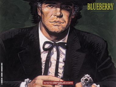 Dargaud Classic Comic Blueberry Western Cowboy Portrait Wallpaper