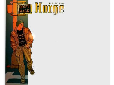 Alvin Norge Don't Walk Comic Street Character Wallpaper