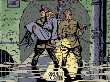 Blake And Mortimer Tunnel Rescue Scene