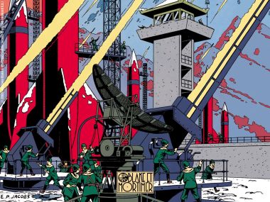 Blake Et Mortimer Military Base Rocket Launch